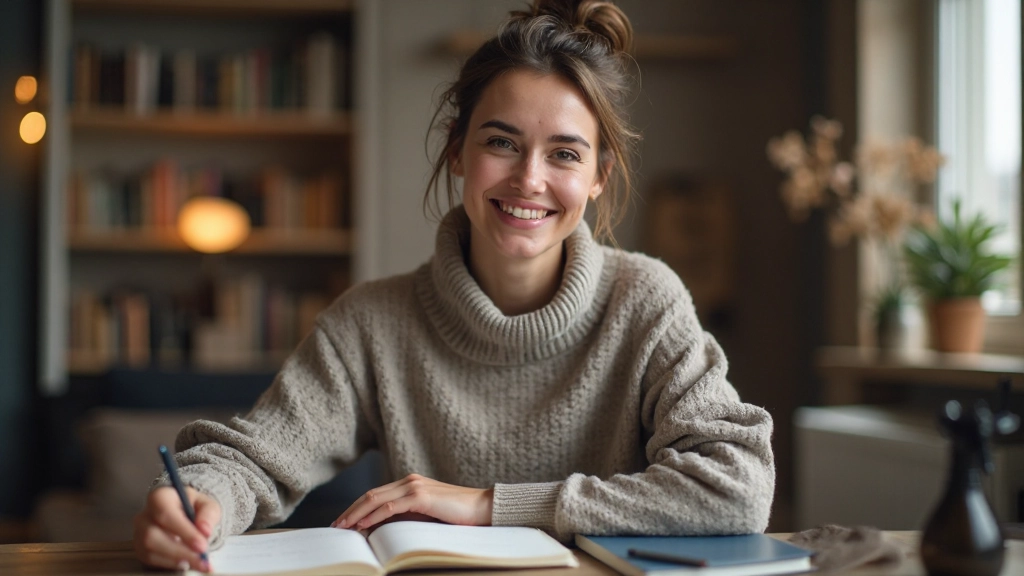 Persoon die Nederlands woorden leert met educatieve materialen en woordkaarten op tafel